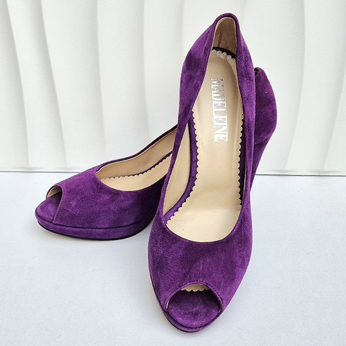 Madeleine lila wildleder pumps - lila,